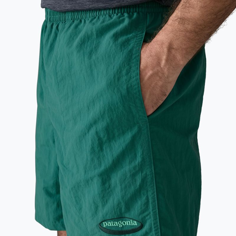Pantaloni scurți pentru bărbați Patagonia Baggies 5" 95 oval logo/gem green 5