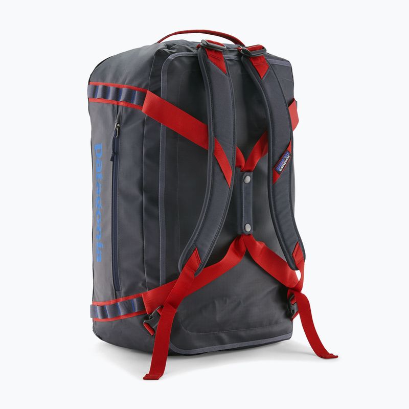 Geantă de voiaj Patagonia Black Hole Duffel 55 l smolder blue/amanita red 2