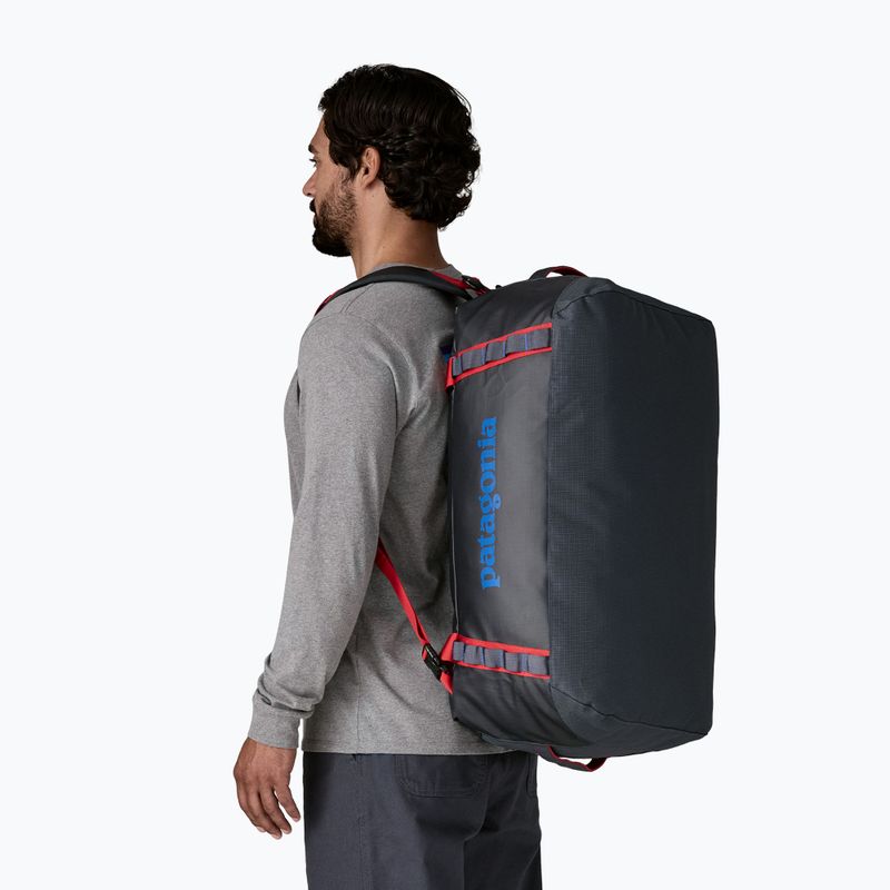 Geantă de voiaj Patagonia Black Hole Duffel 55 l smolder blue/amanita red 3