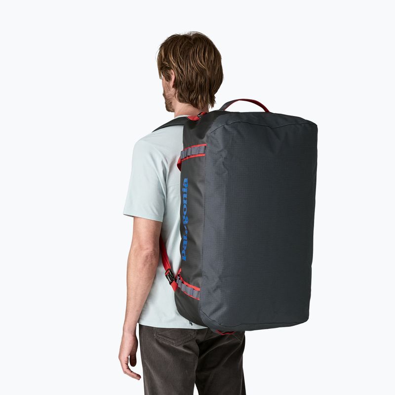 Geantă de voiaj Patagonia Black Hole Duffel 70 l smolder blue/amanita red 3