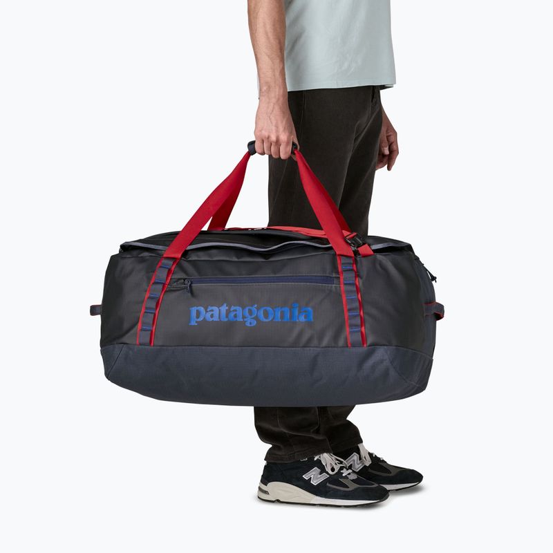 Geantă de voiaj Patagonia Black Hole Duffel 70 l smolder blue/amanita red 4