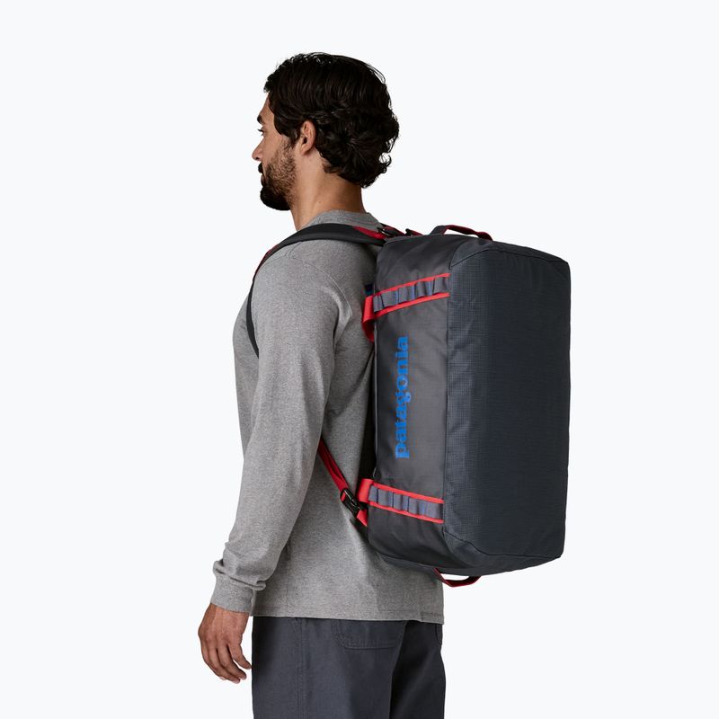 Geantă de voiaj Patagonia Black Hole Duffel 40 l smulder blue/amanita red 3