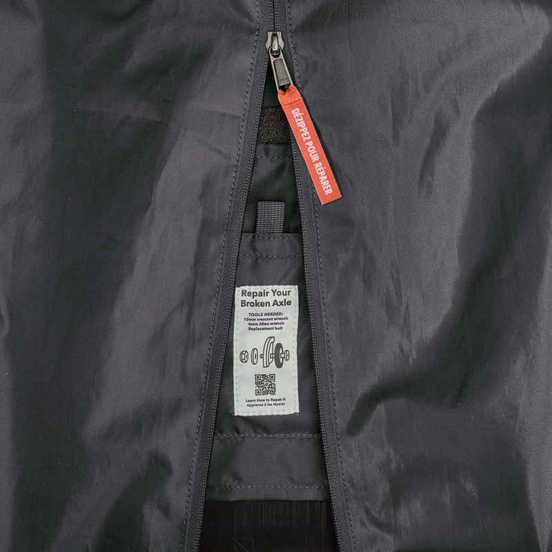 Geantă de voiaj Patagonia Black Hole Wheeled Duffel 70 l smolder blue/amanita red 4