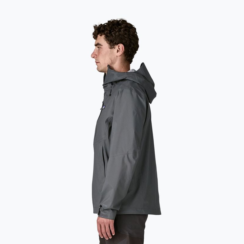 Geacă de ploaie pentru bărbați Patagonia Granite Crest Rain forge grey w/black 3