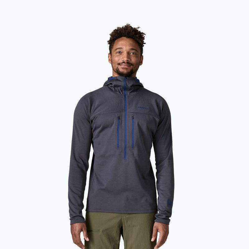 Bluză pentru bărbați Patagonia R1 Ultralight Hoody smolder blue