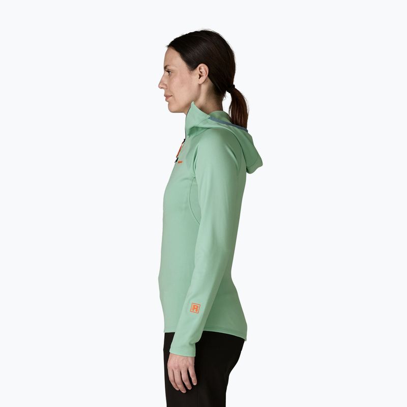 Bluză pentru femei Patagonia R1 Ultralight Hoody thin ice 4