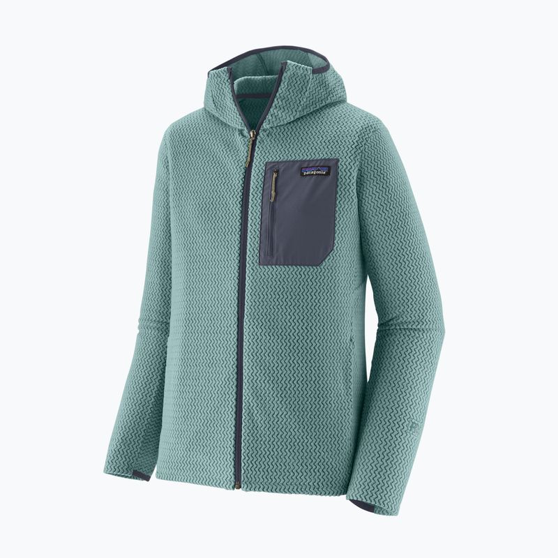 Bluză de trekking pentru bărbați Patagonia R1 Air Full Zip Hoody blue sage 10