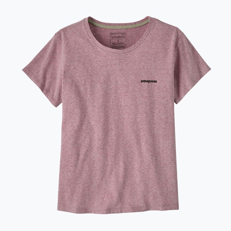 Tricou pentru femei Patagonia P-6 Logo Responsibili-Tee qulet violet 4
