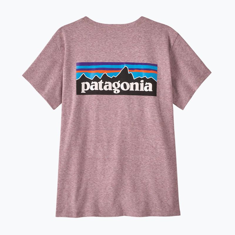Tricou pentru femei Patagonia P-6 Logo Responsibili-Tee qulet violet 5
