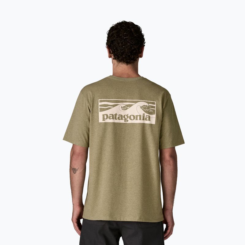 Tricou pentru bărbați Patagonia Boardshort Logo Pocket Responsibili gumtree green 3