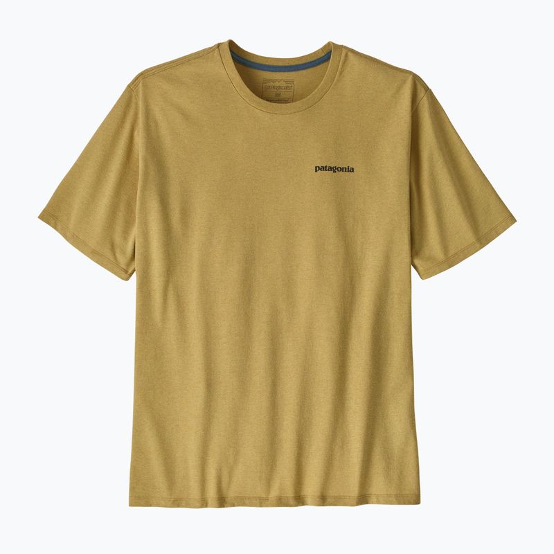 Tricou pentru bărbați Patagonia Flying Fish Responsibili Tee limestone yellow/heritage fitz 6
