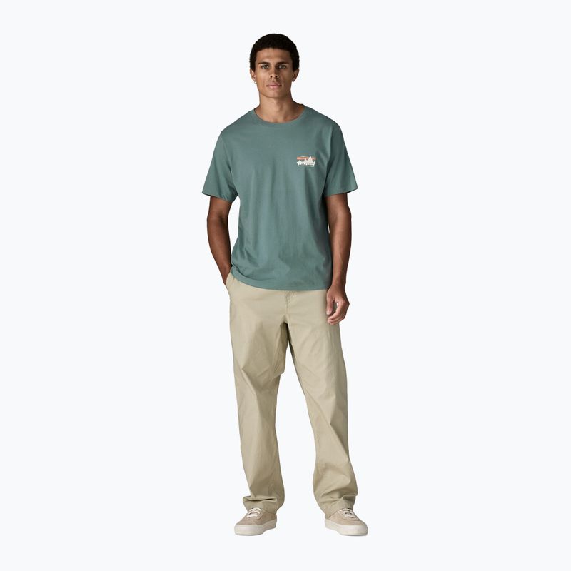 Tricou pentru bărbați Patagonia '73 Skyline blue sage 2