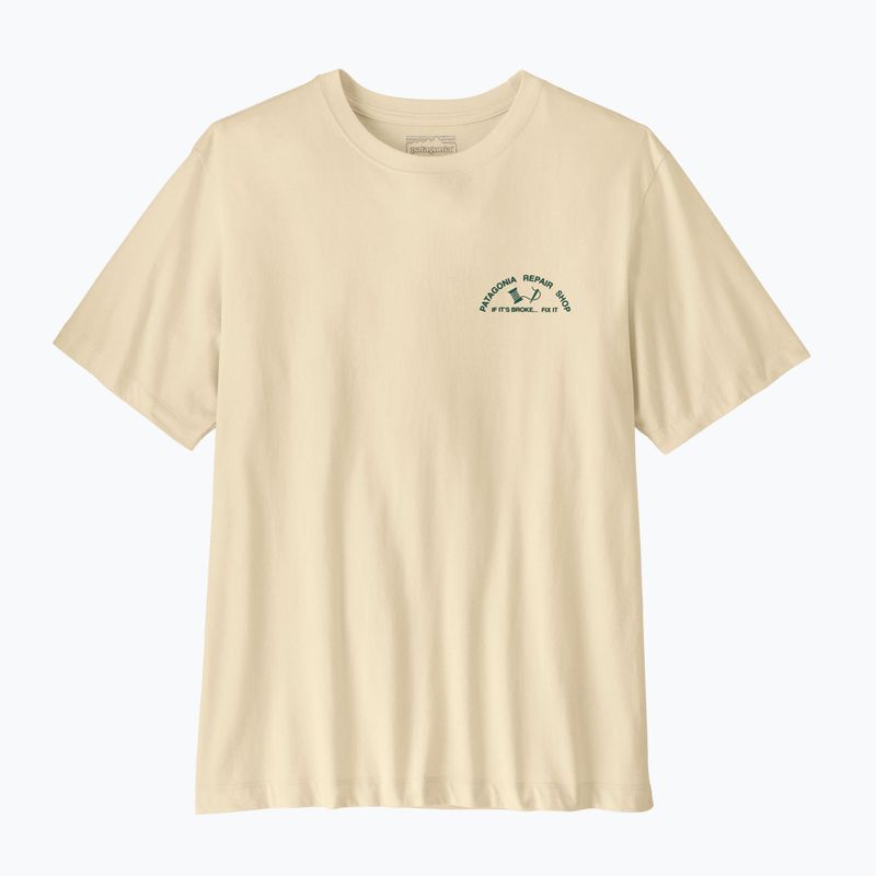 Tricou pentru bărbați Patagonia Repair Shop undyed natural