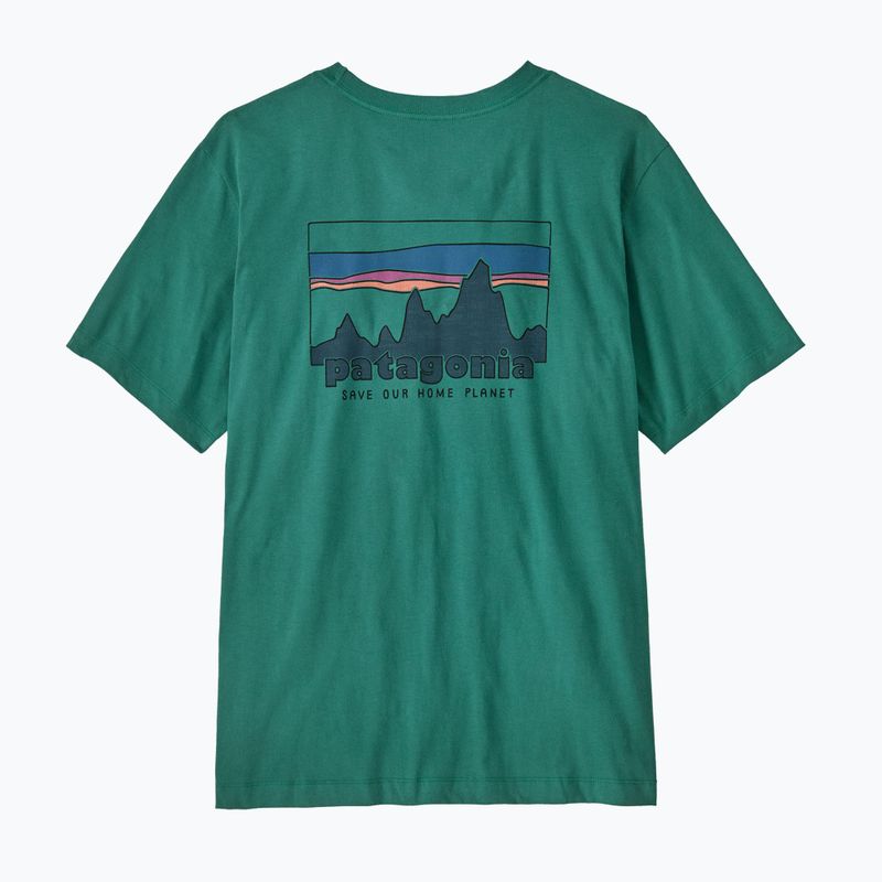 Tricou pentru bărbați Patagonia '73 Skyline gem green 2