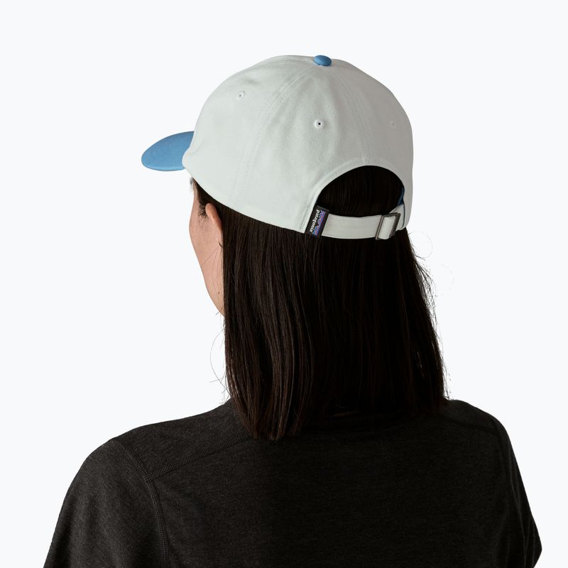 Șapcă cu cozoroc Patagonia P-6 Label Trad birch white w/shore blue 3