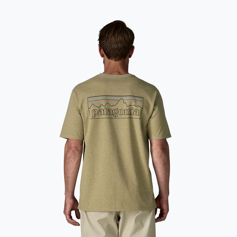 Tricou pentru bărbați Patagonia P-6 Logo Responsibili-Tee p-6 outline/gumtree green 3