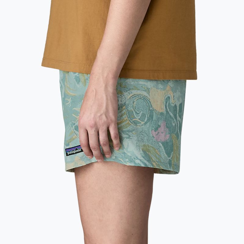 Pantaloni scurți pentru femei Patagonia Baggies 5" moon tripper/virtually blue 6