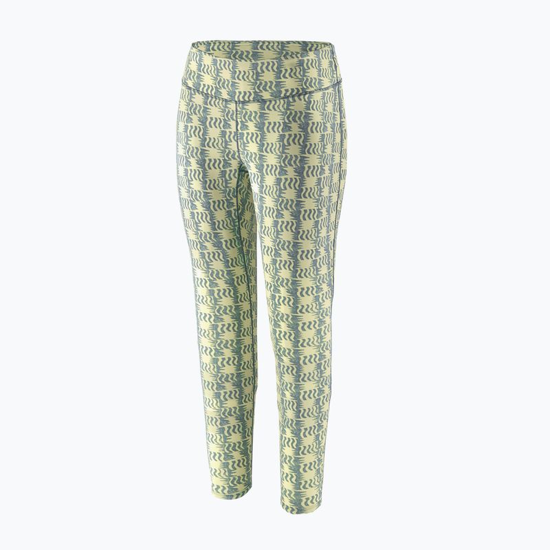 Pantaloni termoactivi pentru femei Patagonia Capilene Midweight sun quilt: blue sage 3