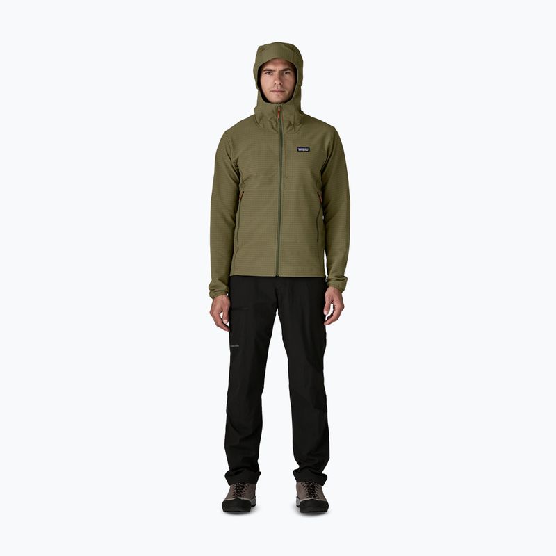 Geacă softshell pentru bărbați Patagonia R1 TechFace Hoody basin green 2