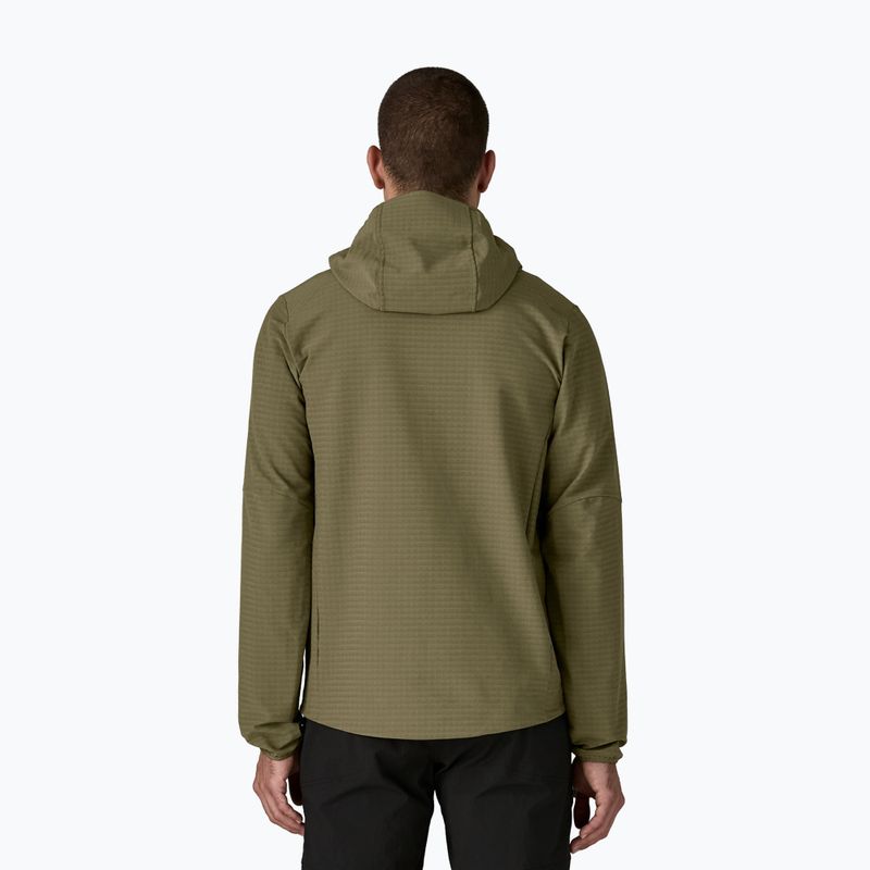 Geacă softshell pentru bărbați Patagonia R1 TechFace Hoody basin green 3