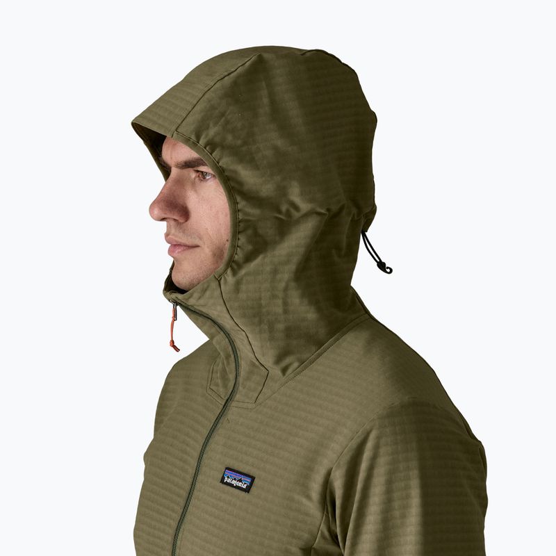 Geacă softshell pentru bărbați Patagonia R1 TechFace Hoody basin green 5