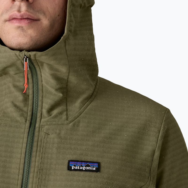 Geacă softshell pentru bărbați Patagonia R1 TechFace Hoody basin green 7