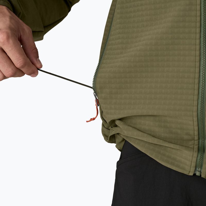 Geacă softshell pentru bărbați Patagonia R1 TechFace Hoody basin green 10