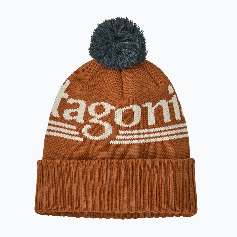 Căciulă de iarnă Patagonia Powder Town hut tripper logo: cinnamon brown 2