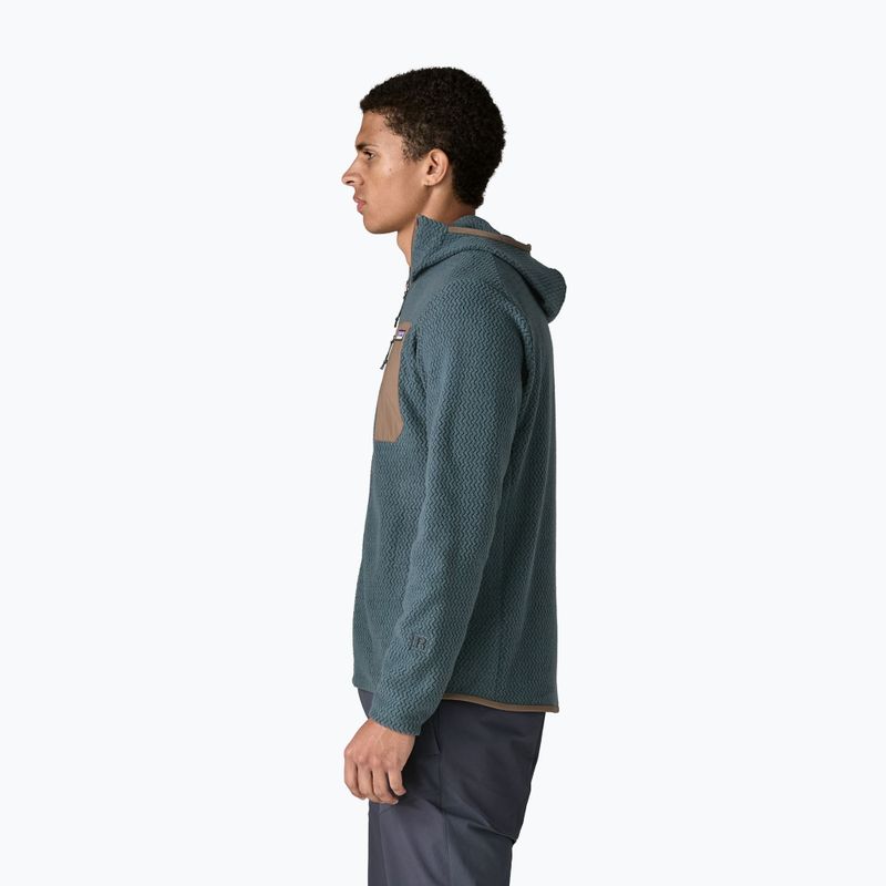 Bluză de trekking pentru bărbați Patagonia R1 Air Full-Zip Hoody summit blue 3