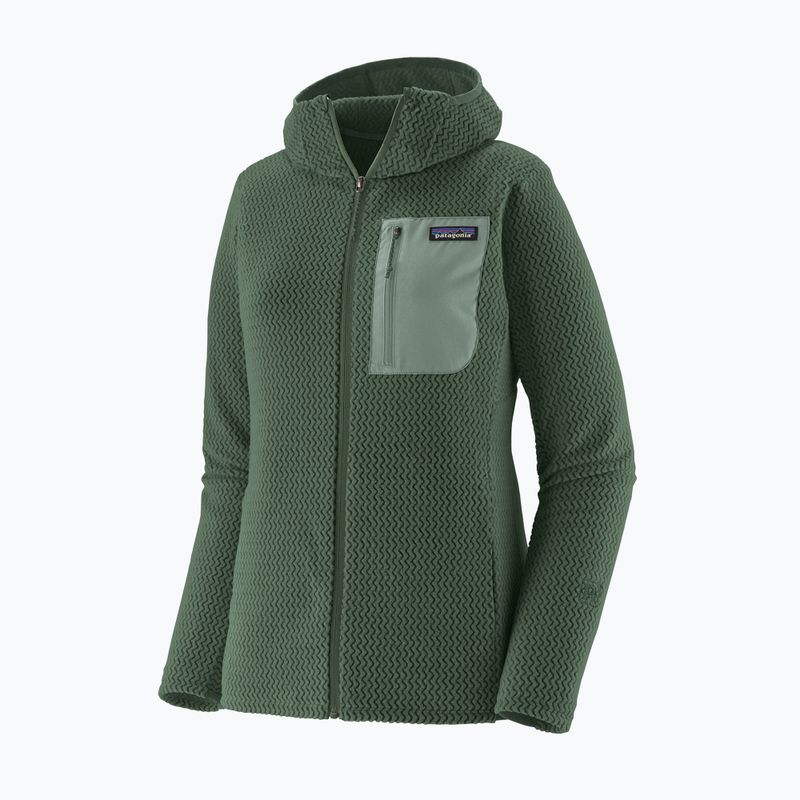 Bluză fleece pentru femei Patagonia R1 Air Full-Zip Hoody canopy green 5