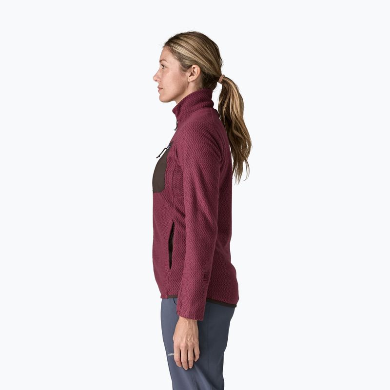 Bluză fleece pentru femei Patagonia R1 Air berry fig 3