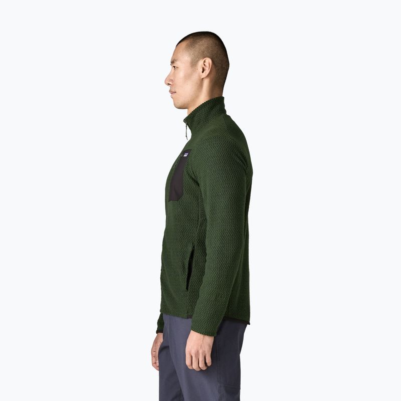 Bluză fleece pentru bărbați Patagonia R1 Air treeline green 3