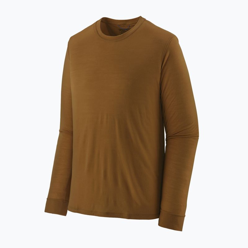 Longsleeve de trekking pentru bărbați Patagonia Cap Cool Merino Blend LS wolf brown