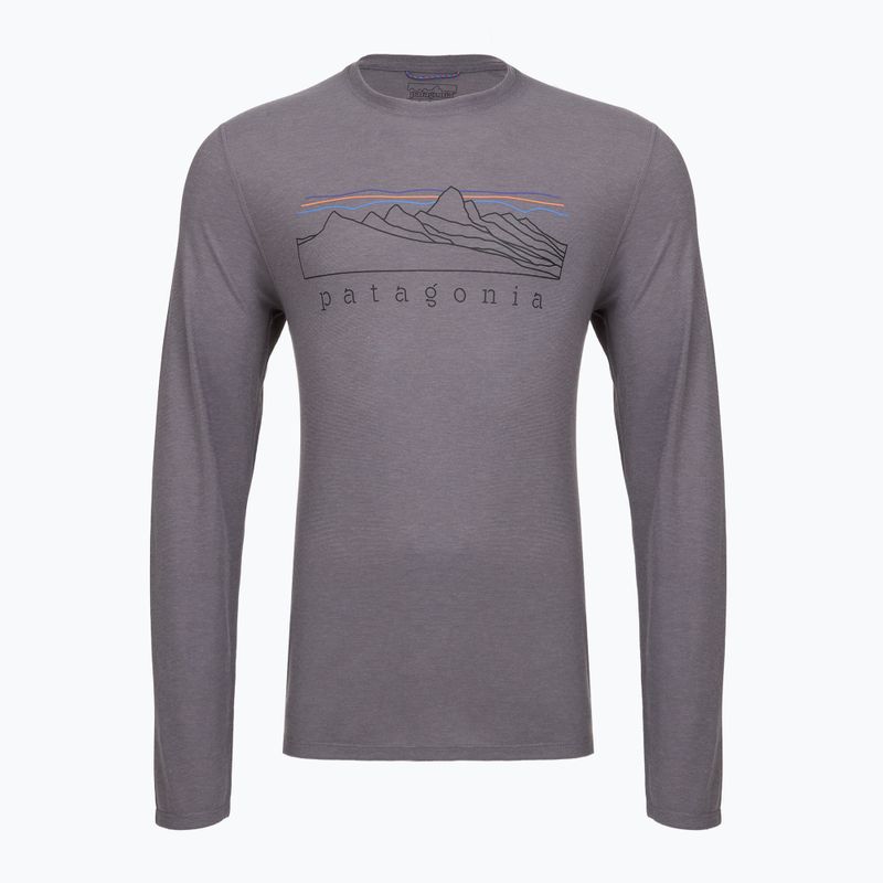 Longsleeve pentru bărbați Patagonia Cap Cool Trail Stratapeaks may grey
