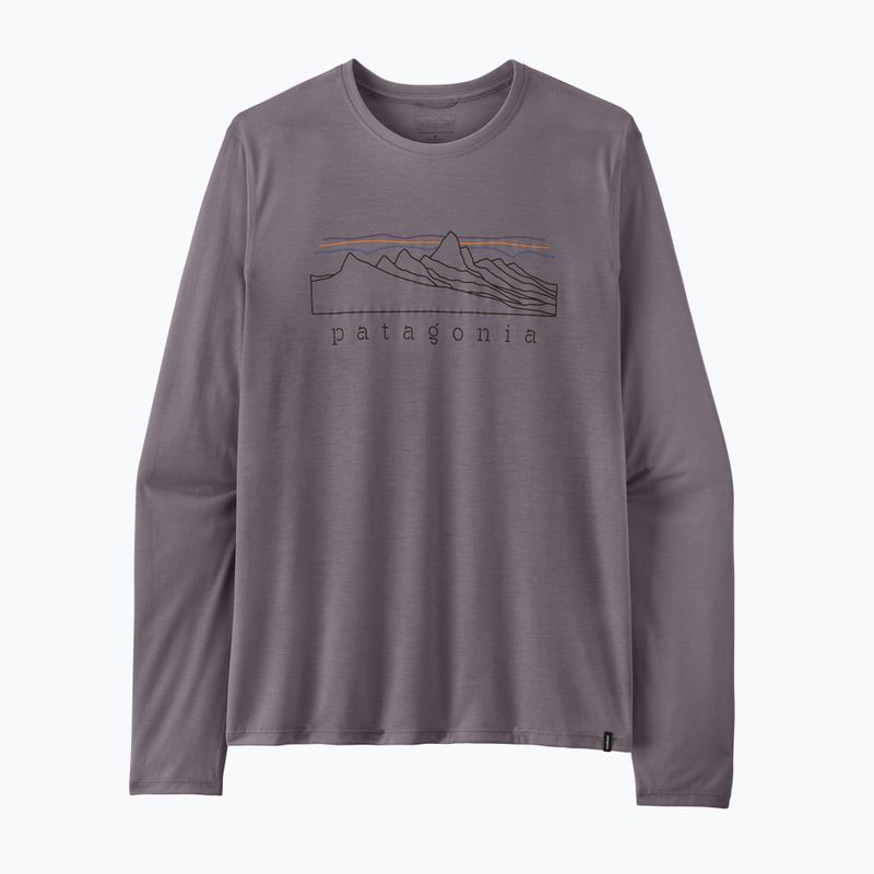 Longsleeve pentru bărbați Patagonia Cap Cool Trail Stratapeaks may grey
