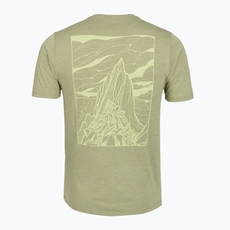 Tricou pentru bărbați Patagonia Cap Cool Daily Shirt - Cloud Crag gumtree green - light gumtree green x-dye 2
