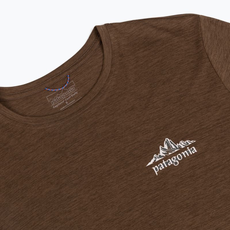 Longsleeve de trekking pentru bărbați Patagonia Cap Cool Daily Hut Tripper LS berm brown - light berm brown x-dye 3