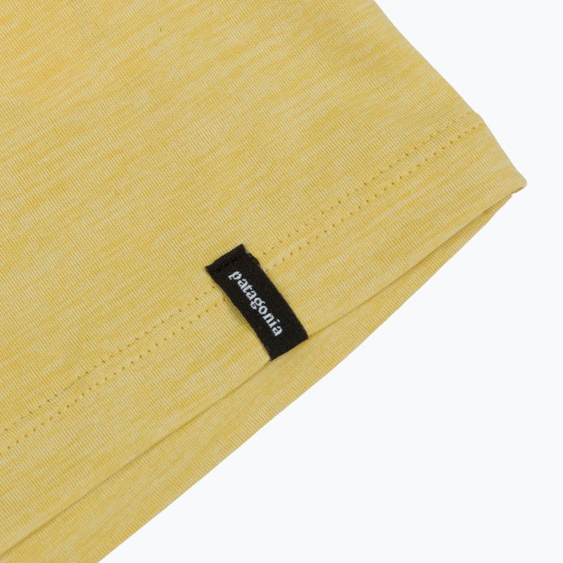 Longsleeve pentru bărbați Patagonia Cap Cool Daily Boardshort Logo LS limestone yellow - Light Limestone yellow x-dye 4