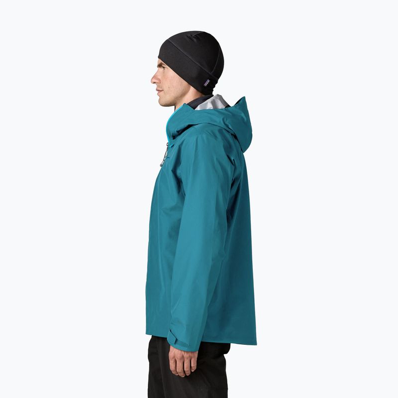 Geacă de ploaie pentru bărbați Patagonia Triolet glacial blue 3