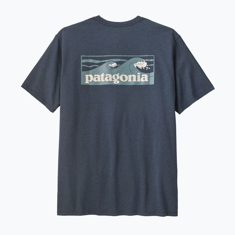 Tricou pentru bărbați Patagonia Boardshort Logo Pocket Responsibili summit blue 2