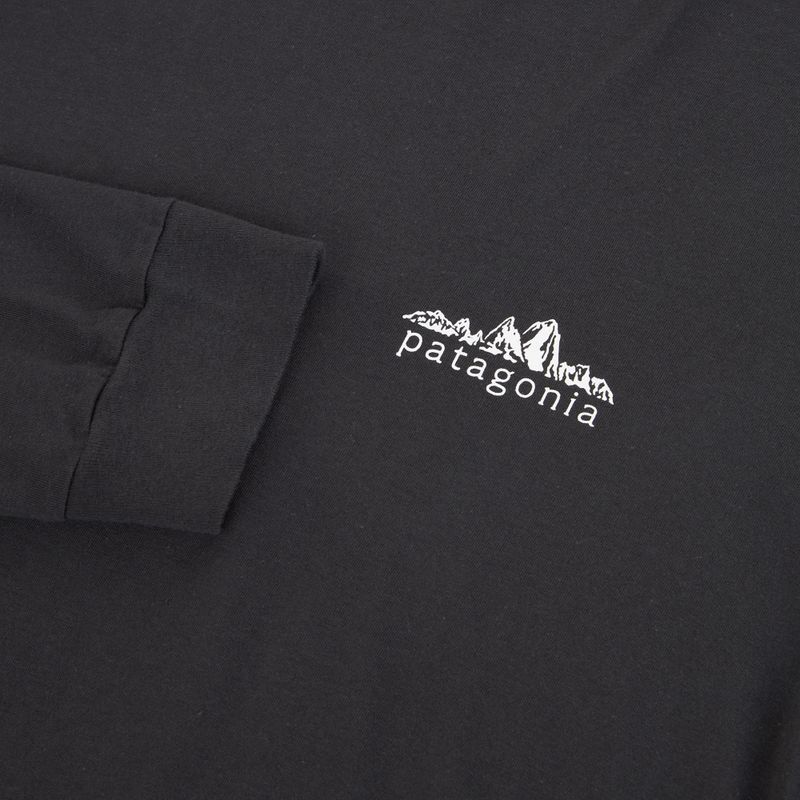 Longsleeve pentru bărbați Patagonia Fitz Roy Foothills LS ink black 3