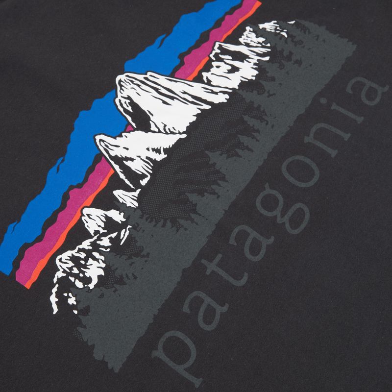 Longsleeve pentru bărbați Patagonia Fitz Roy Foothills LS ink black 4