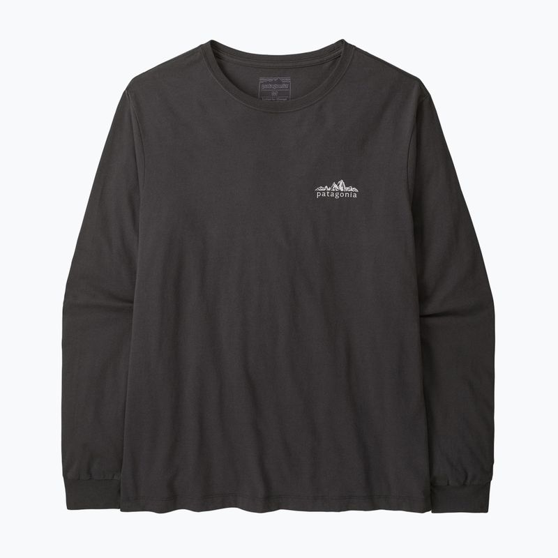 Longsleeve pentru bărbați Patagonia Fitz Roy Foothills LS ink black