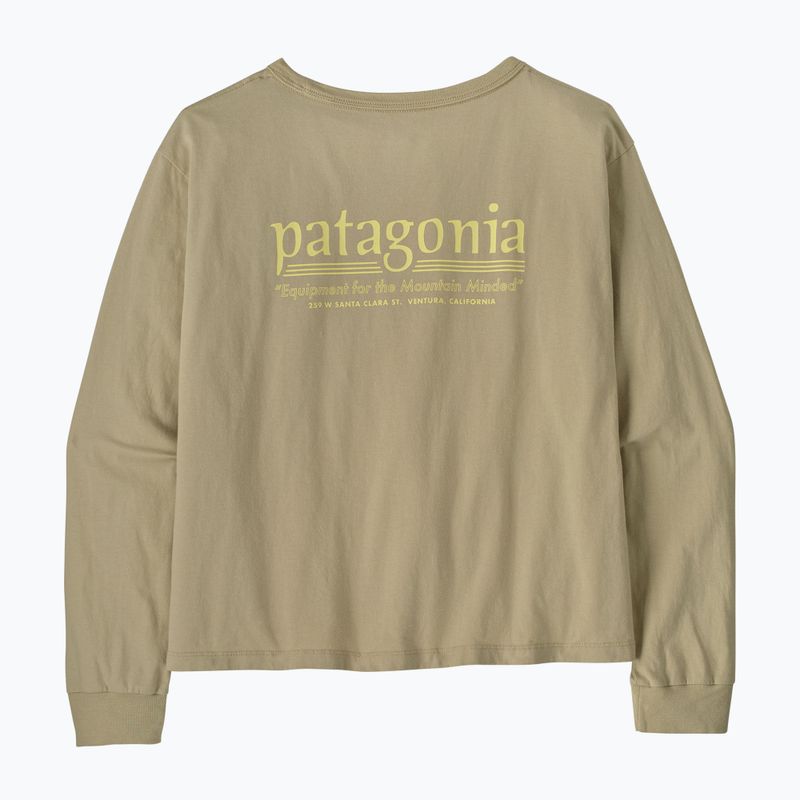 Longsleeve pentru femei Patagonia Hut Tripper Easy Cut weathered stone 3
