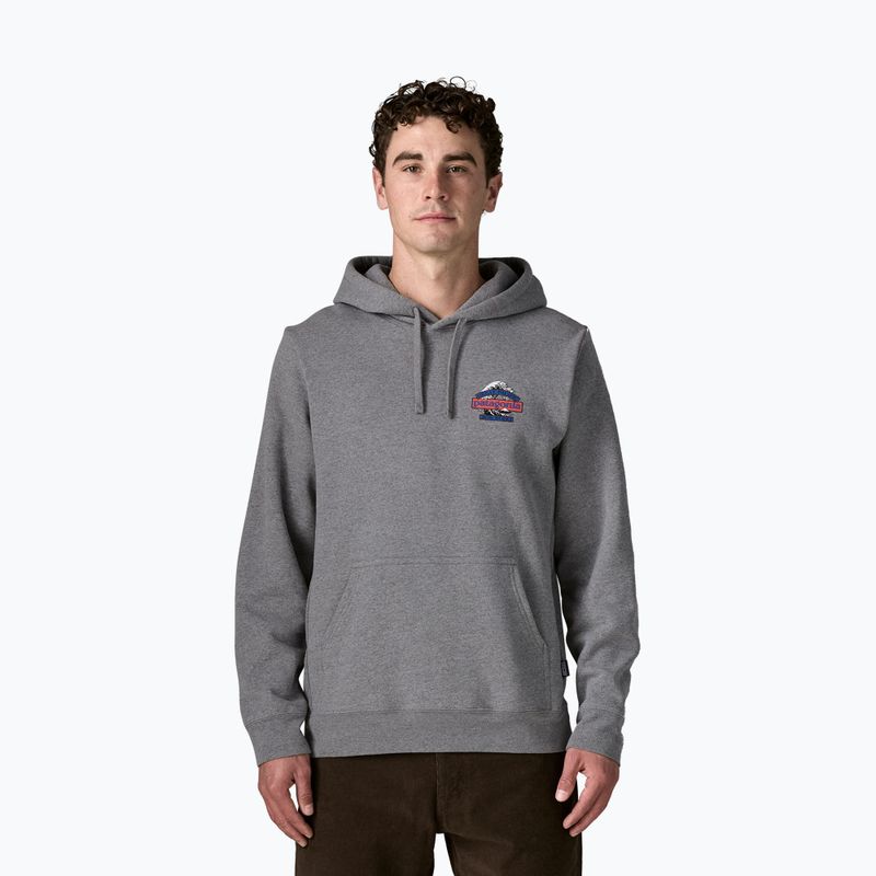Bluză pentru bărbați Patagonia Great Waves Uprisal Hoody gravel heather
