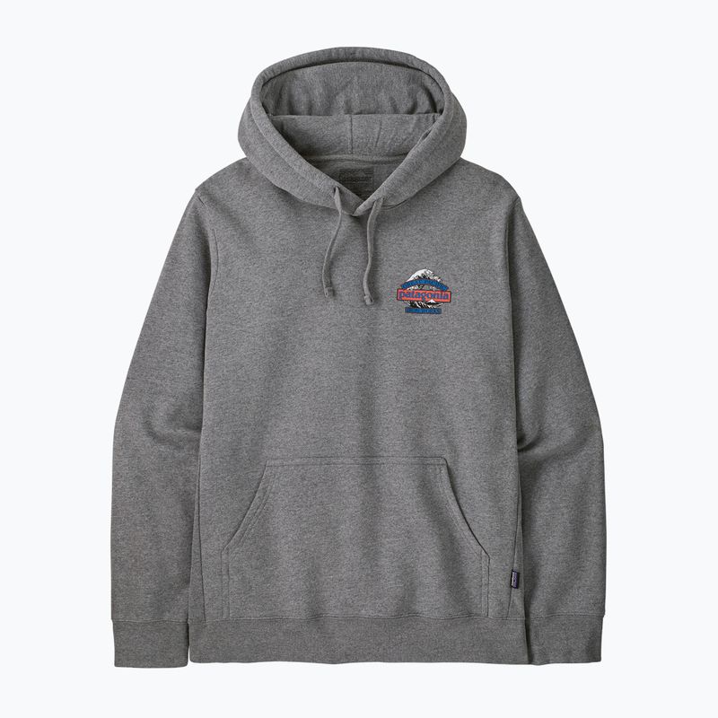 Bluză pentru bărbați Patagonia Great Waves Uprisal Hoody gravel heather 3