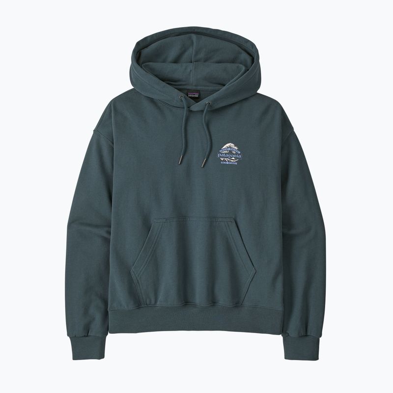 Bluză de trekking pentru femei Patagonia Great Waves Daily Hoody summit blue