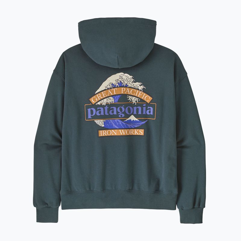 Bluză de trekking pentru femei Patagonia Great Waves Daily Hoody summit blue 2