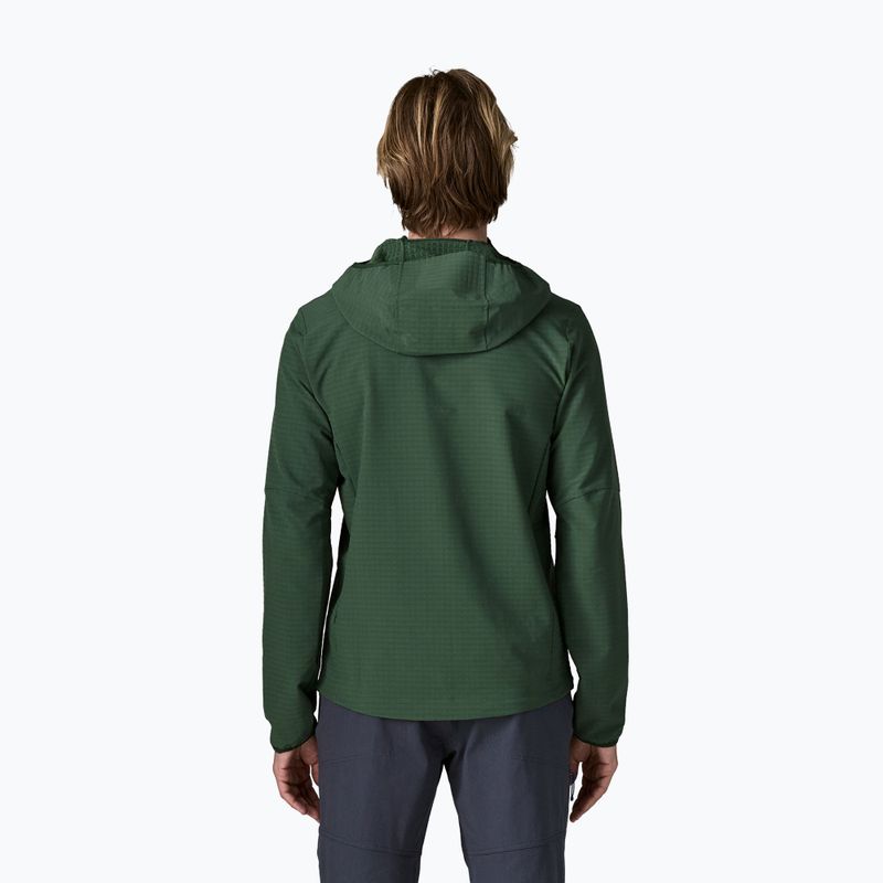 Geacă softshell pentru bărbați Patagonia R1 TechFace Hoody canopy green 2