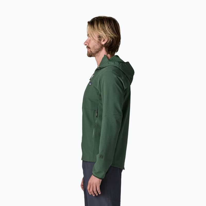 Geacă softshell pentru bărbați Patagonia R1 TechFace Hoody canopy green 3
